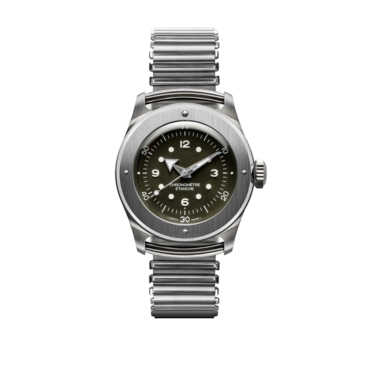 Serica | Ref. 7505-2 Field Chronometer Olive