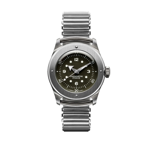 Serica | Ref. 7505-2 Field Chronometer Olive
