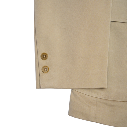 Ring Jacket | 1954 Collection Biege Cotton Singel Breasted Jacket