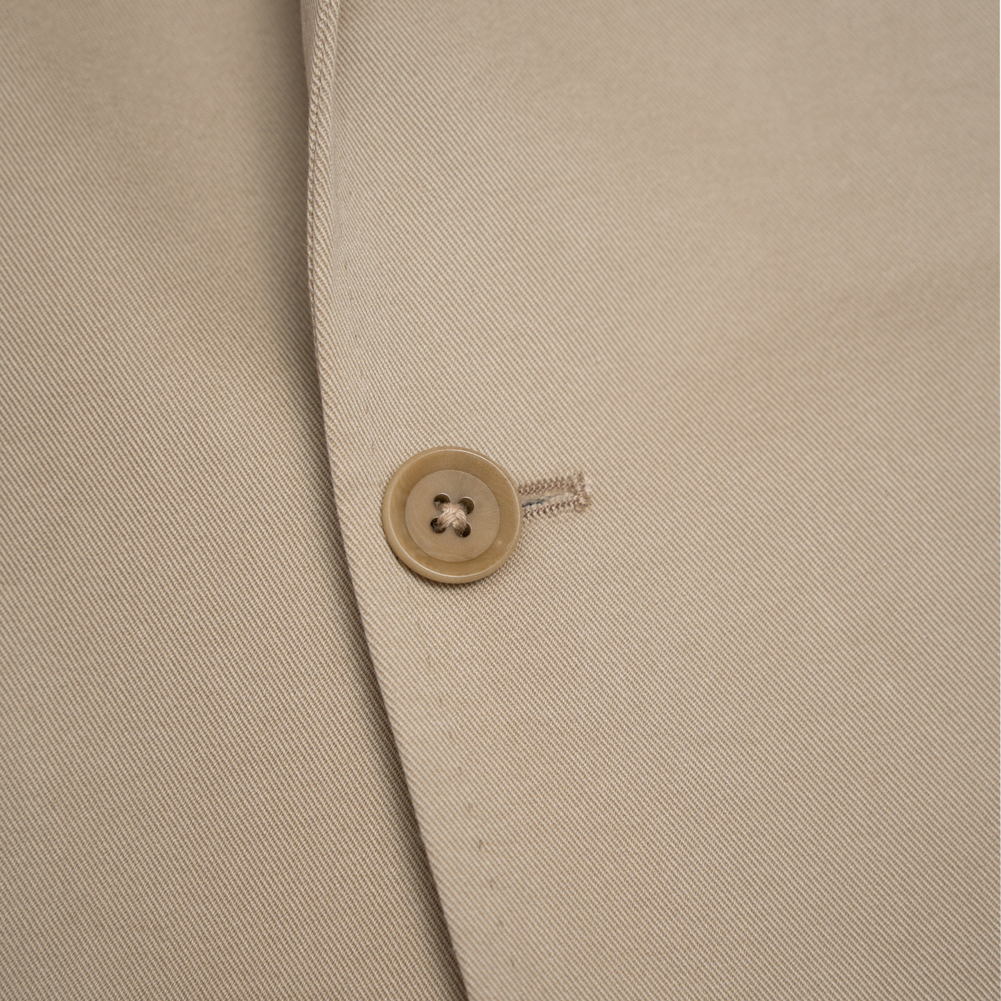 Ring Jacket | 1954 Collection Biege Cotton Singel Breasted Jacket