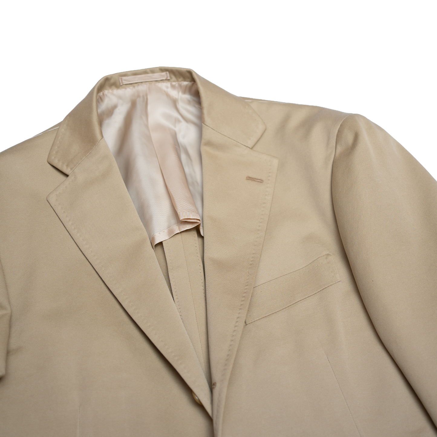 Ring Jacket | 1954 Collection Biege Cotton Singel Breasted Jacket