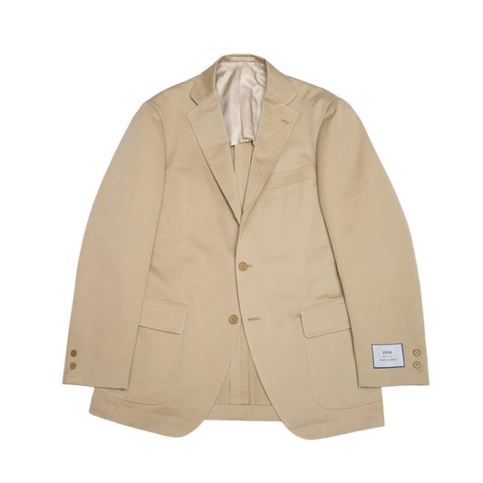 Ring Jacket | 1954 Collection Biege Cotton Singel Breasted Jacket