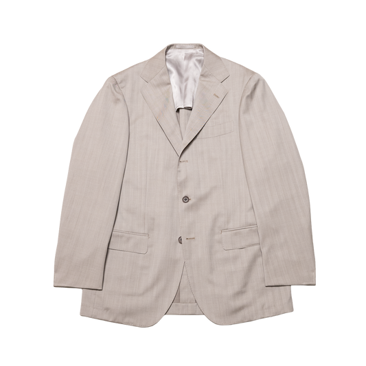 Ring Jacket | Herringbone Suit Light Beige