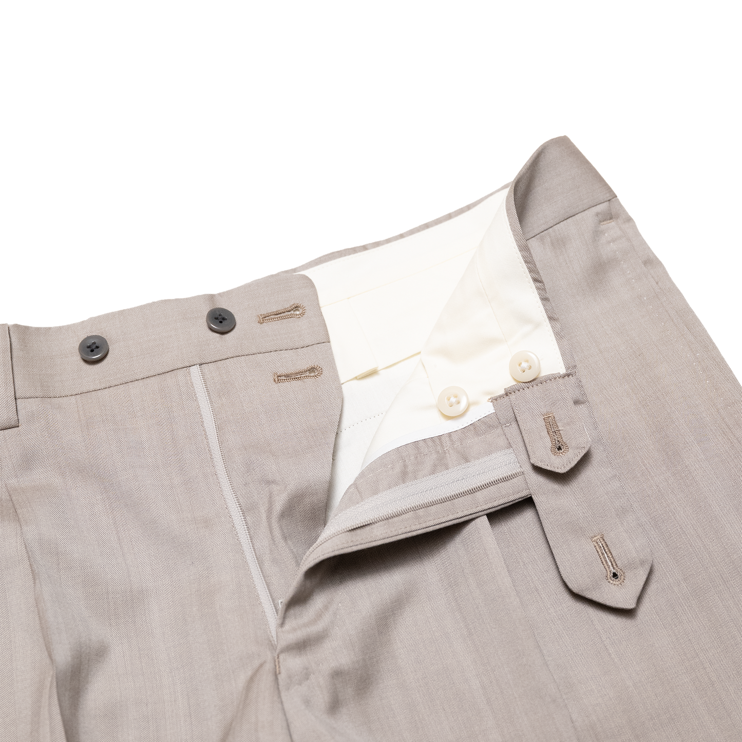 Ring Jacket | Herringbone Suit Light Beige