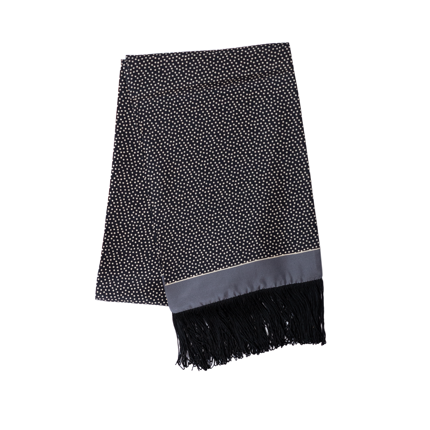 Stefano Cau | Silk All Season Scarf Black S12