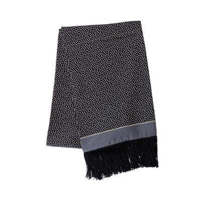 Stefano Cau | Silk All Season Scarf Black S12