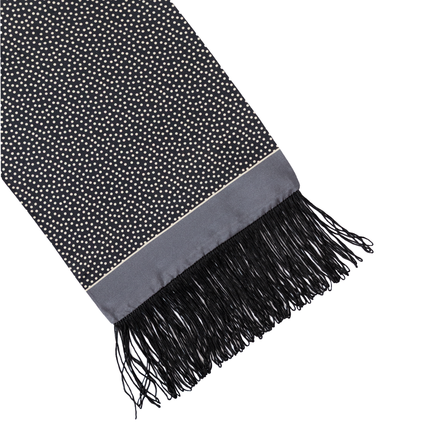 Stefano Cau | Silk All Season Scarf Black S12