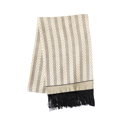 Stefano Cau | Silk All Season Scarf Cream S13