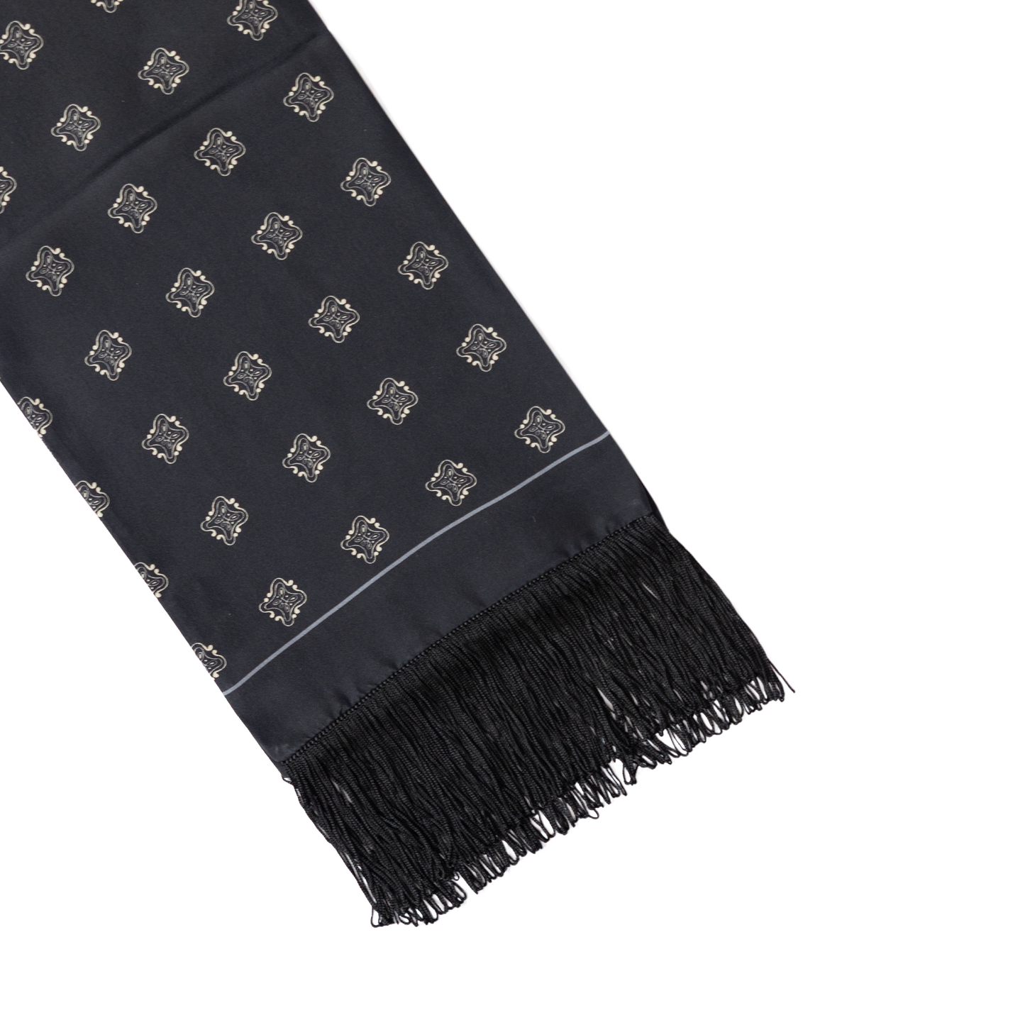 Stefano Cau | Silk All Season Scarf Black S4