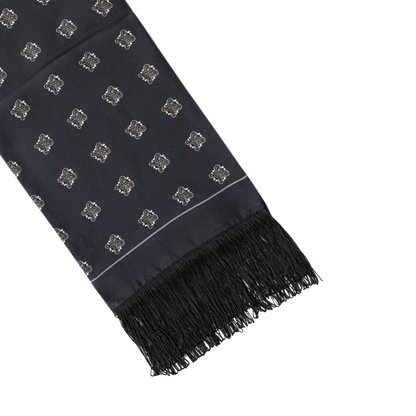 Stefano Cau | Silk All Season Scarf Black S4