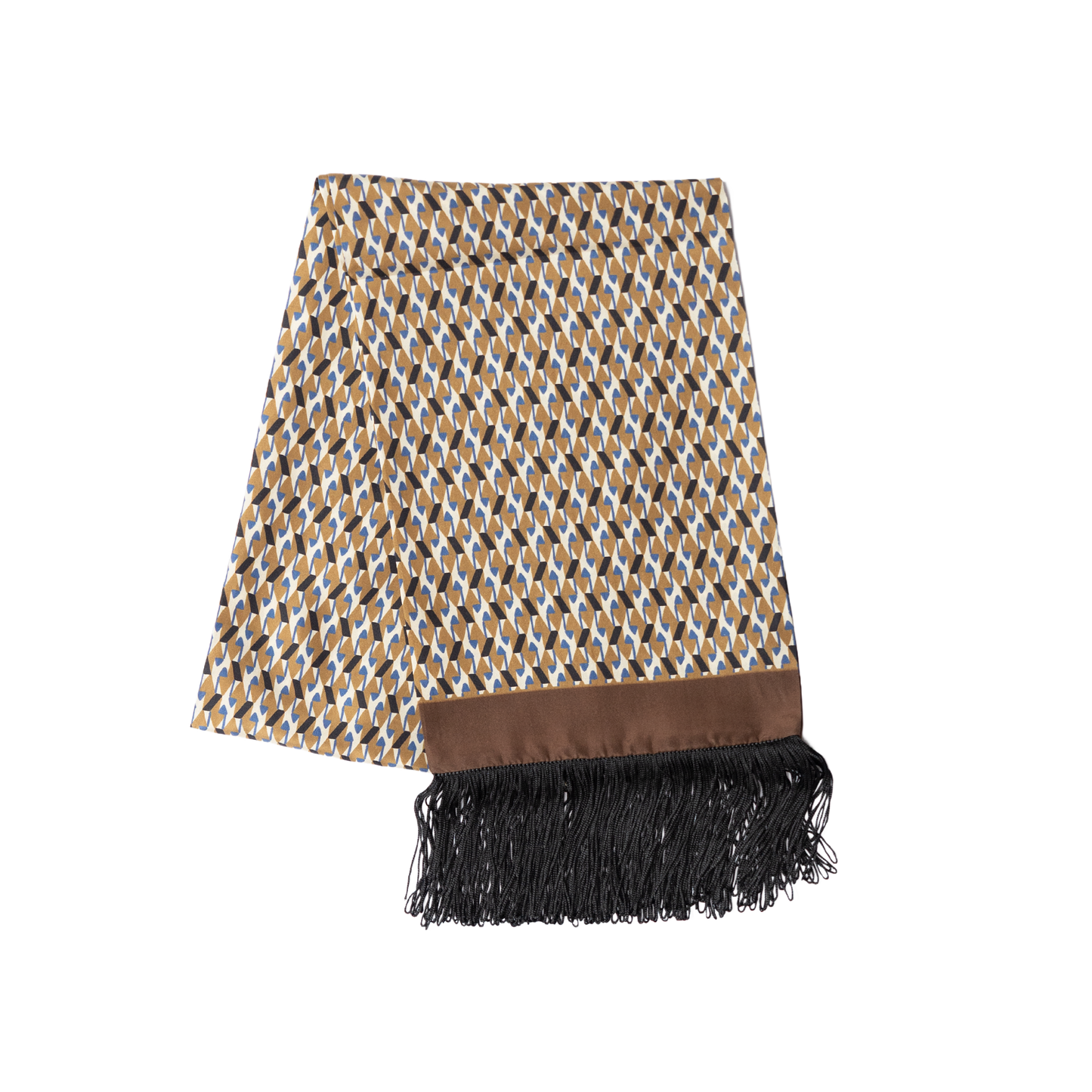 Stefano Cau | Silk All Season Scarf Brown S9