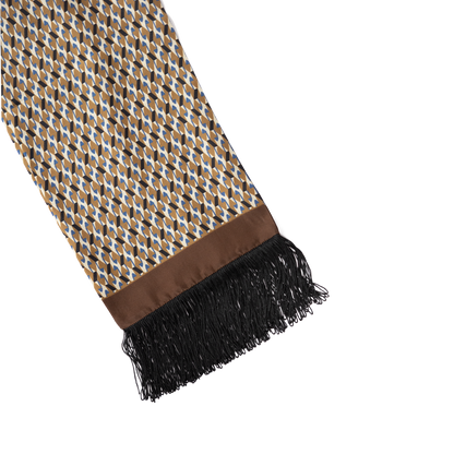 Stefano Cau | Silk All Season Scarf Brown S9