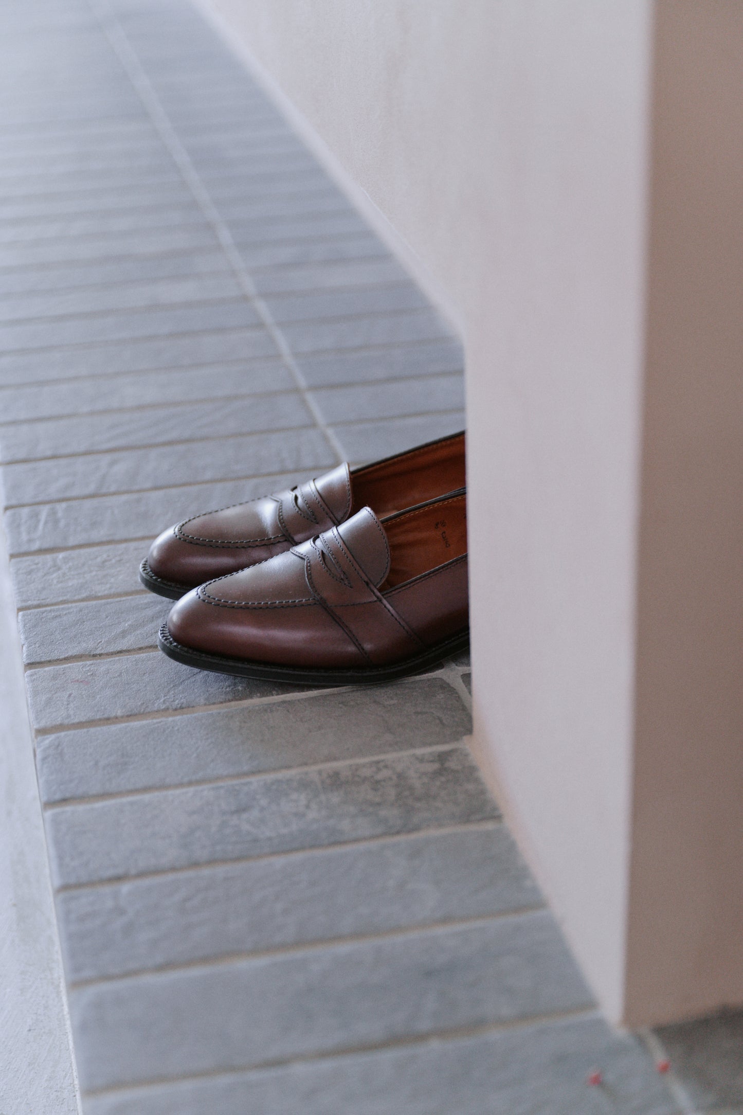 Alden | 686 Full Strap Penny Loafer Dark Brown Calf