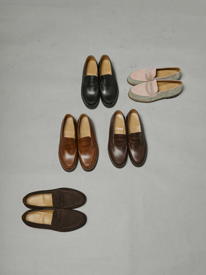 J.M.Weston | 180 Loafer Brown Box Calf