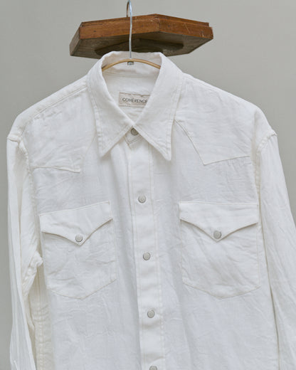 Coherence | Abiquiu Western Shirt Logger Selvedge Denim Indigo