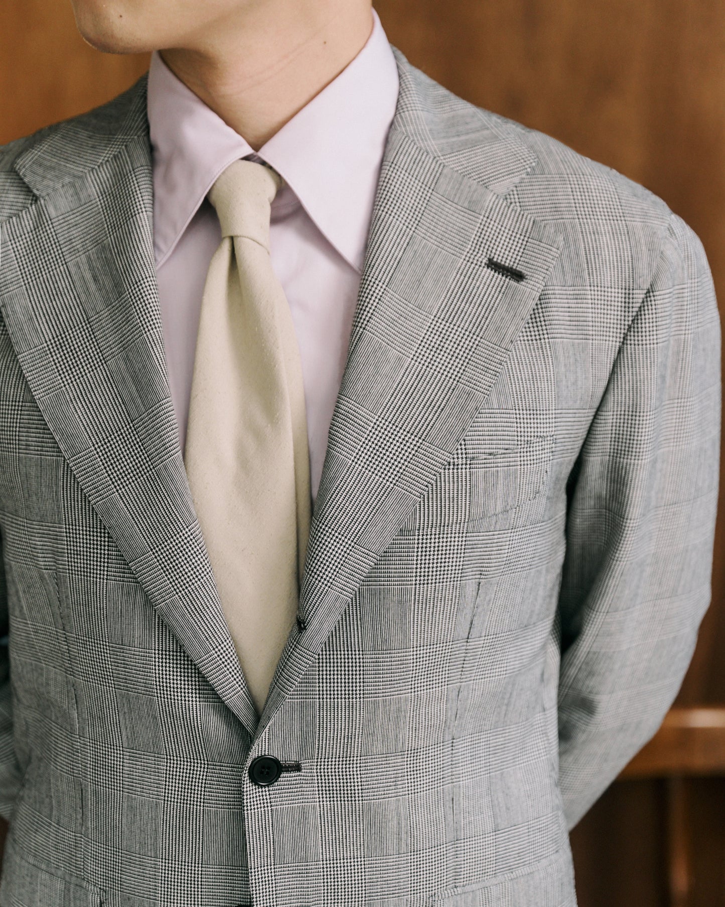 Orazio Luciano | Single Breasted Suit Black & White POW