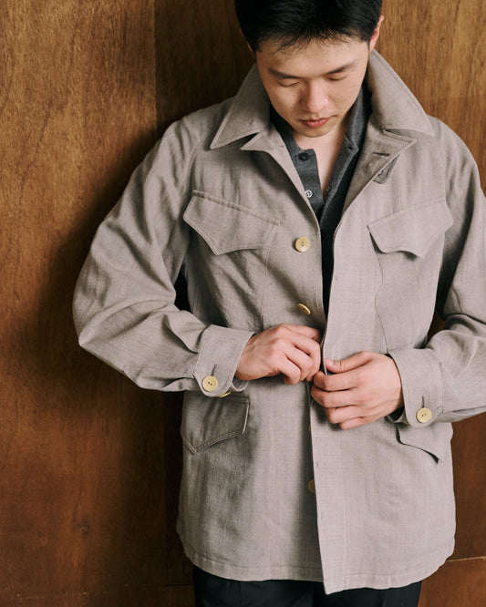 Coherence | Robert-P Wool Linen Mohair Beige