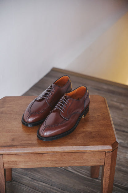 Alden | 968 Norwegian Front Blucher Dark Brown Calf