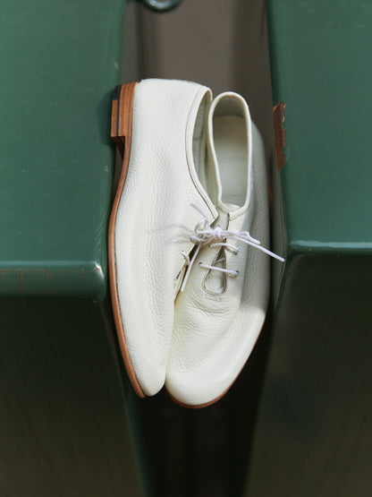 Oriental Shoemaker | Fred Wholecut Jazz Shoe Grain Calf White
