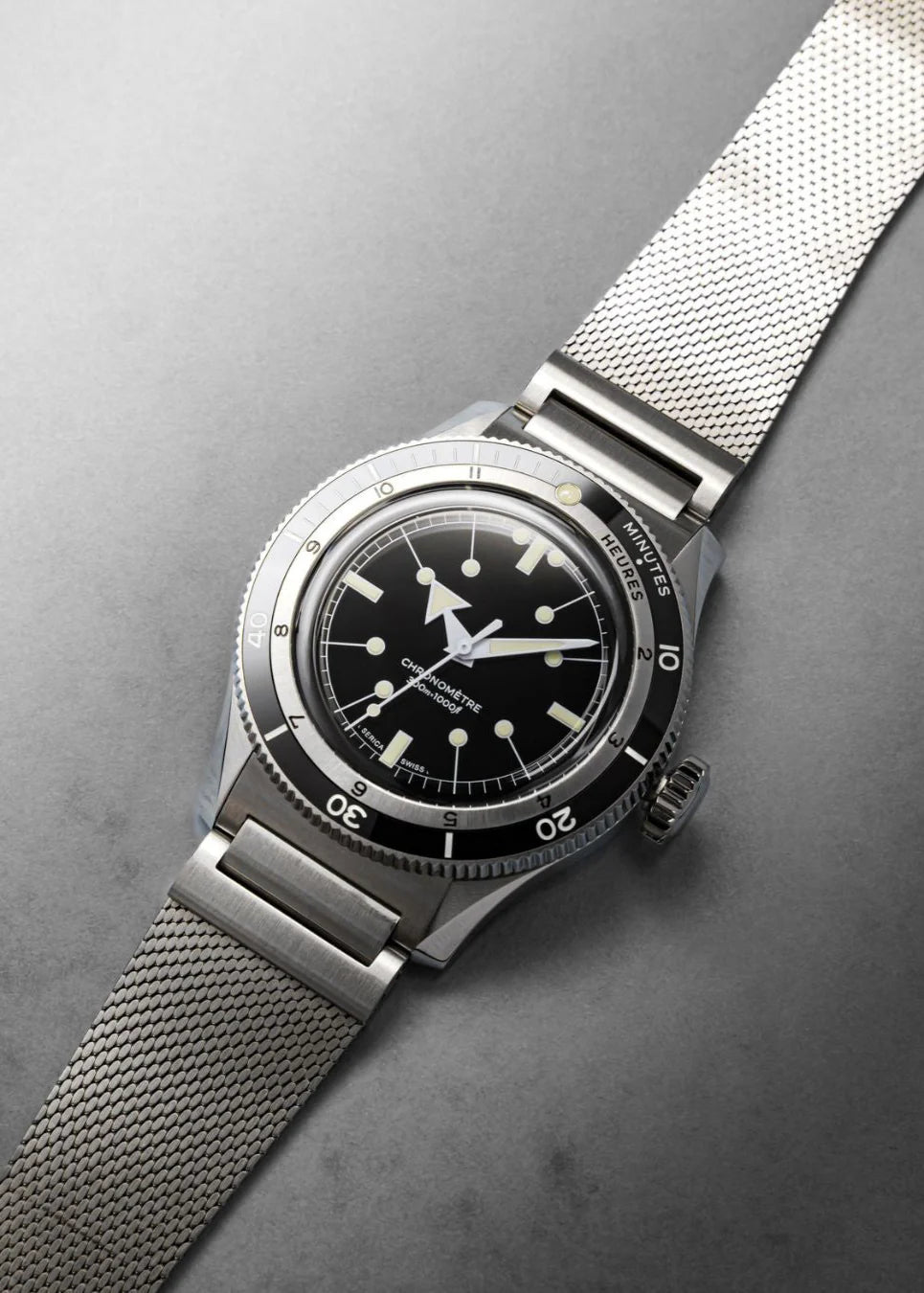 Serica | Ref. 5303-1 Diving Chronometer Enamel Black