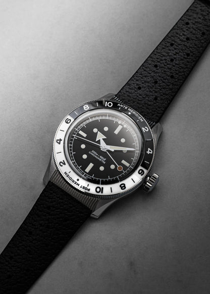 Serica | Ref. 8315-1 GMT Travel Chronometer Enamel Black