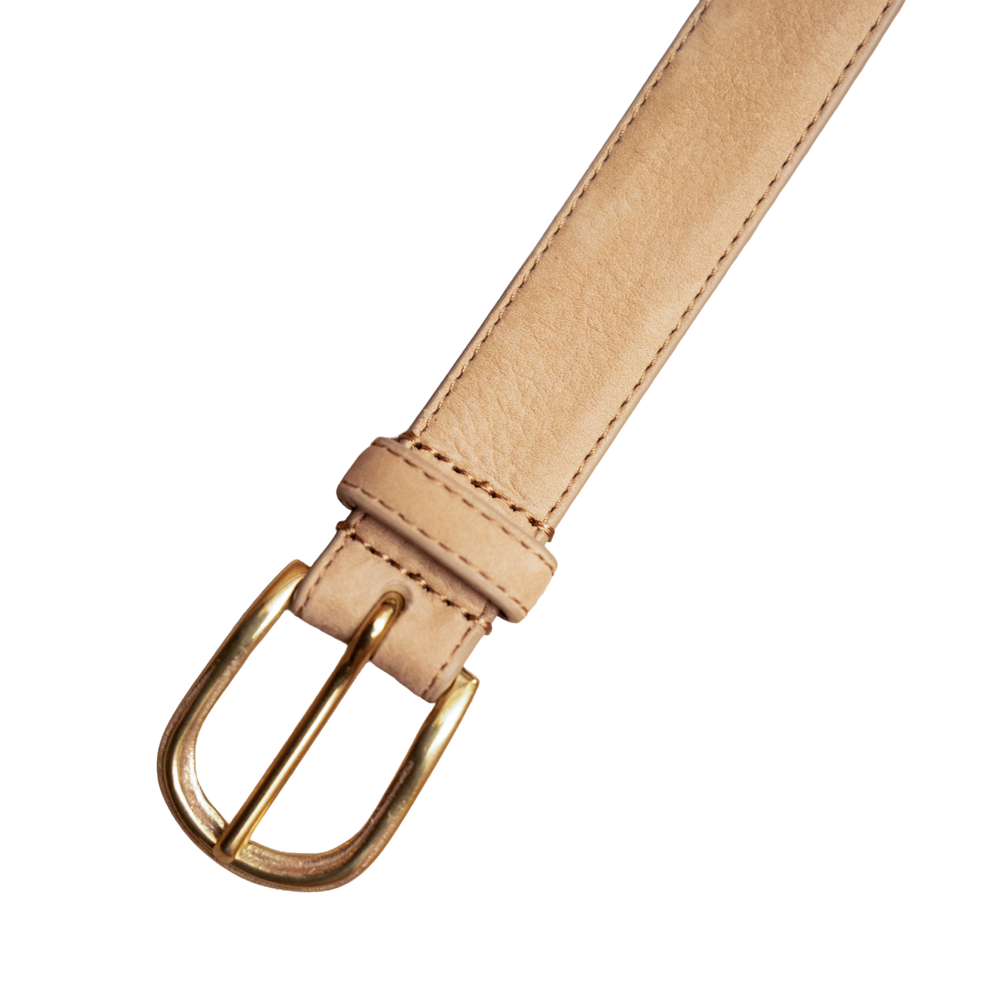 Simonnot Godard | Nubuk 25mm Brass Almond Belt