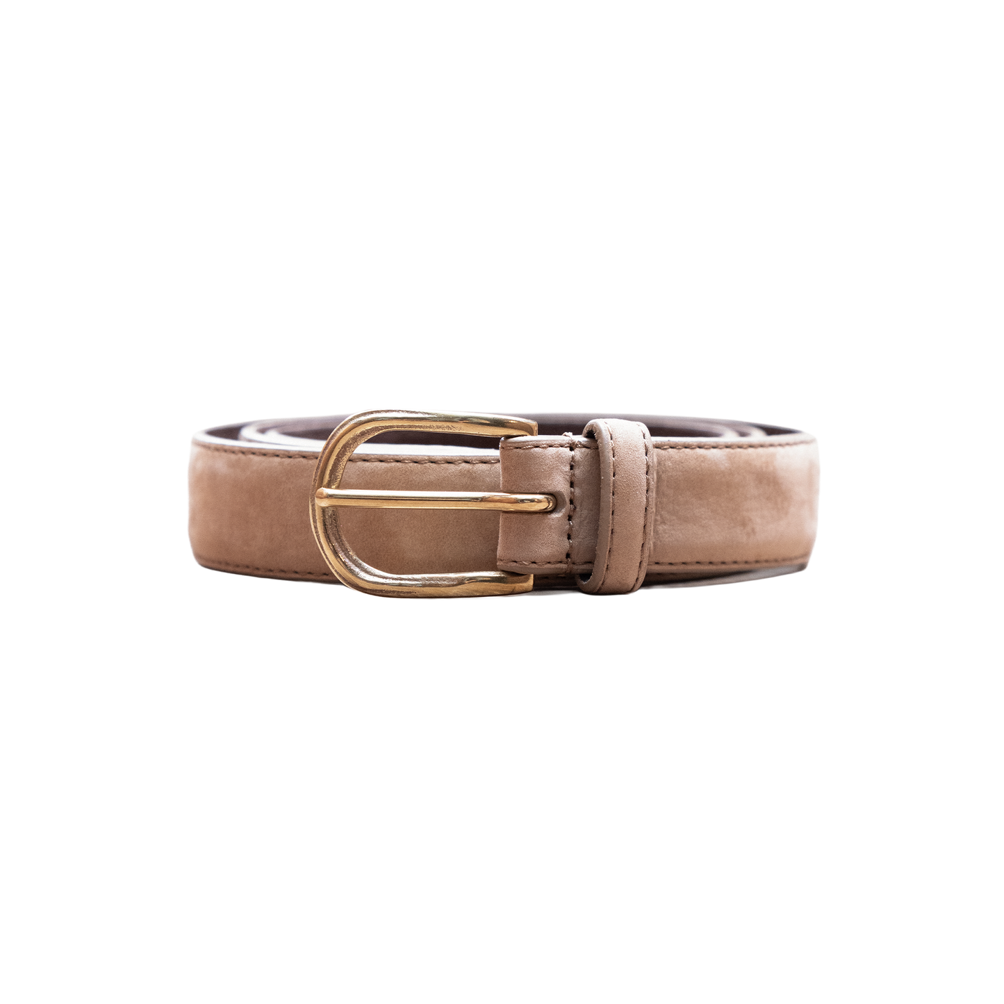 Simonnot Godard | Nubuk 25mm Brass Almond Belt