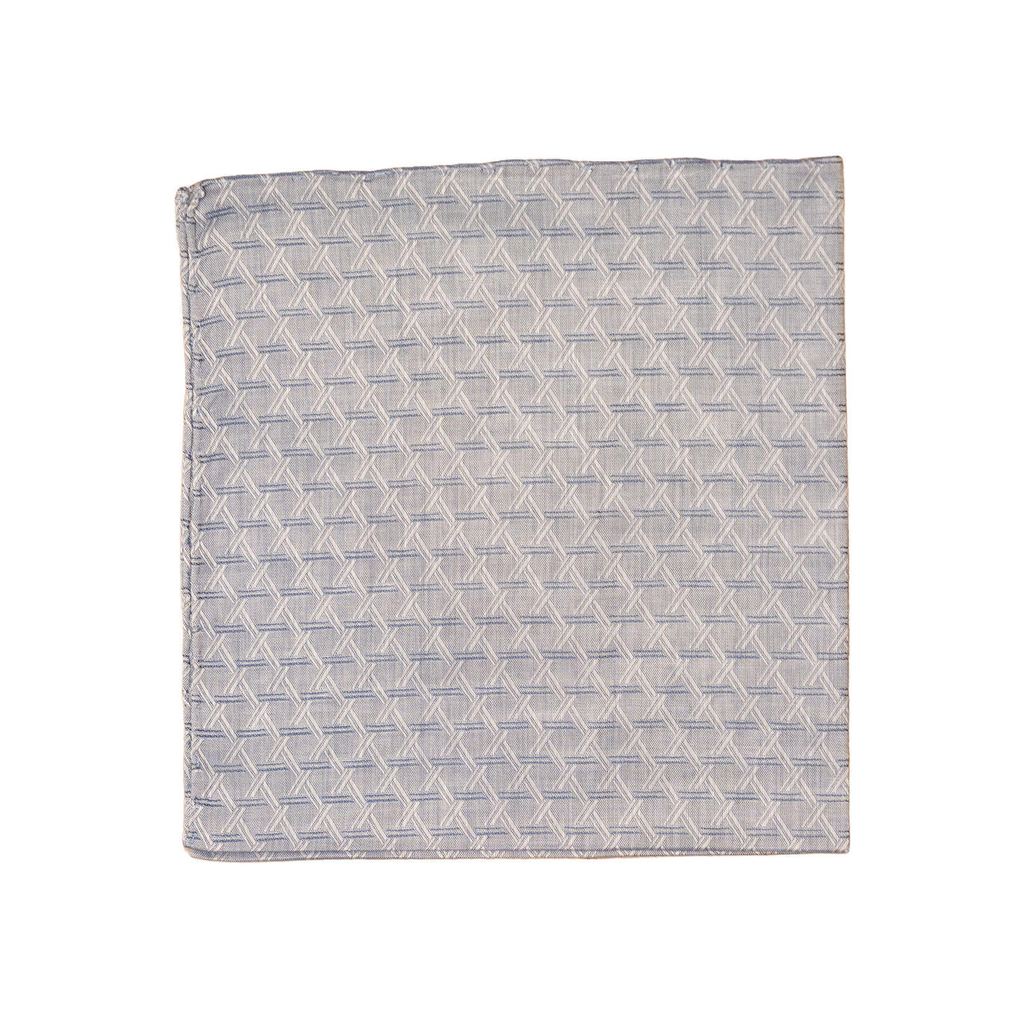 Simonnot Godard | HTAG Jacquard Indigo Pocket Square