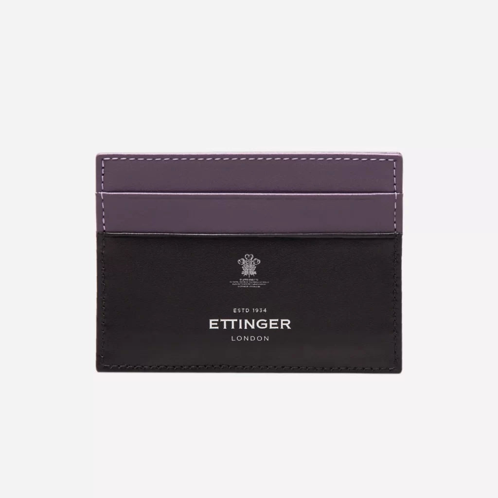 Ettinger | Sterling Flat Credit Card Case Purple