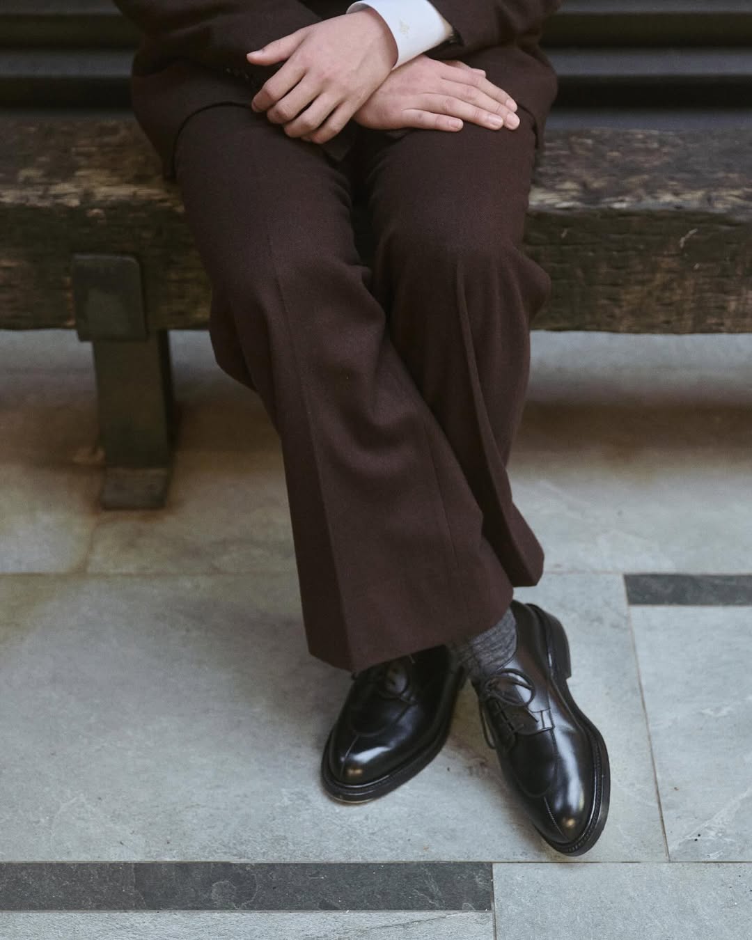 J.M.Weston | Half Hunt Derby Black Box Calf – OAKROOM