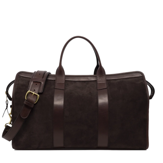 Frank Clegg | Signature Travel Duffle Chocolate Suede