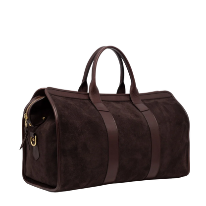 Frank Clegg | Signature Travel Duffle Chocolate Suede