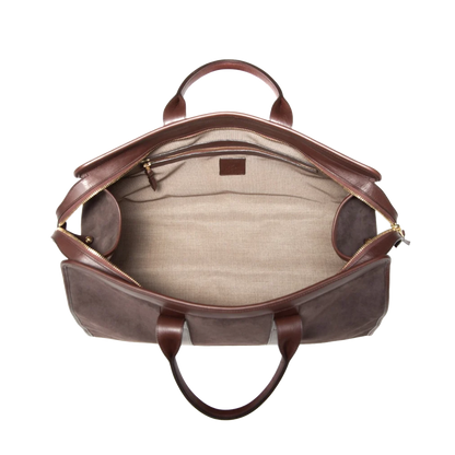 Frank Clegg | Signature Travel Duffle Chocolate Suede