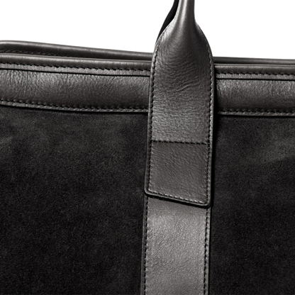 Frank Clegg | Small Travel Duffle Black Suede