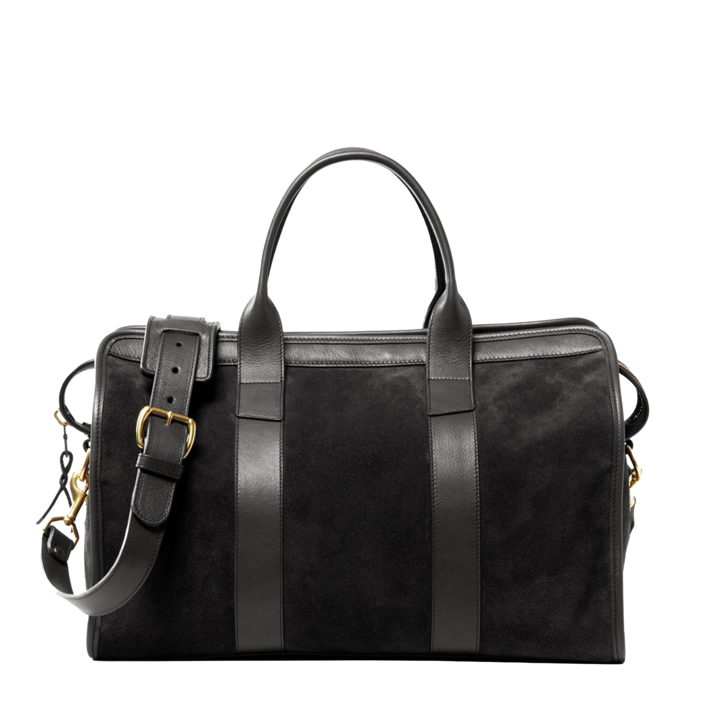 Frank Clegg | Small Travel Duffle Black Suede