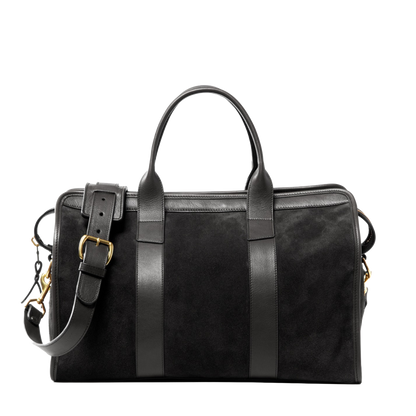 Frank Clegg | Small Travel Duffle Black Suede
