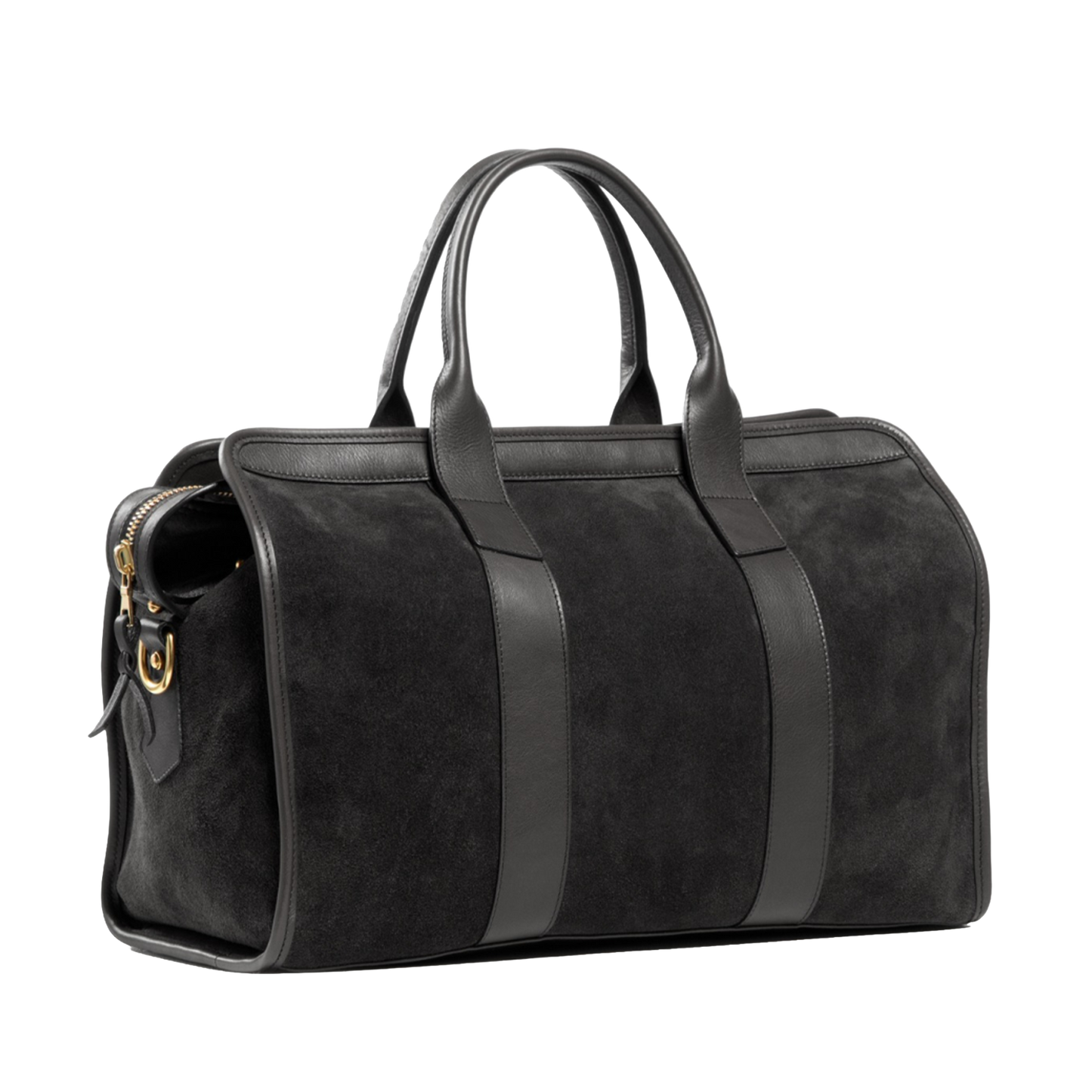 Frank Clegg | Small Travel Duffle Black Suede