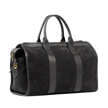 Frank Clegg | Small Travel Duffle Black Suede