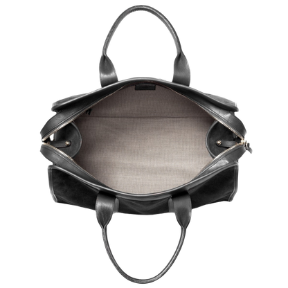 Frank Clegg | Small Travel Duffle Black Suede