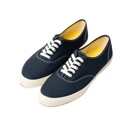 Spingle | Balance Deck Shoes Navy Canvas