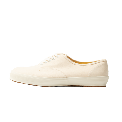 Spingle | Balance Deck Shoes White Canvas