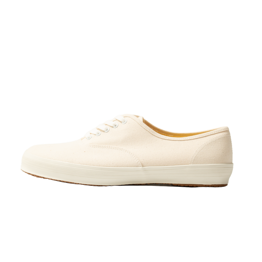Spingle | Balance Deck Shoes White Canvas