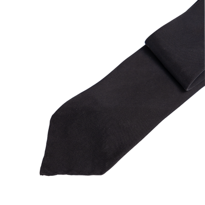 Stefano Cau | Untipped Tie Black
