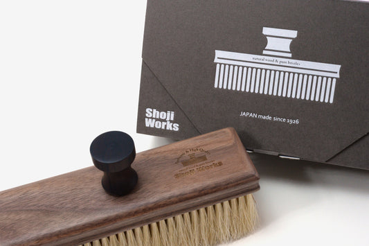 Shoji Works | Suit Brush In Walnut & Ebony