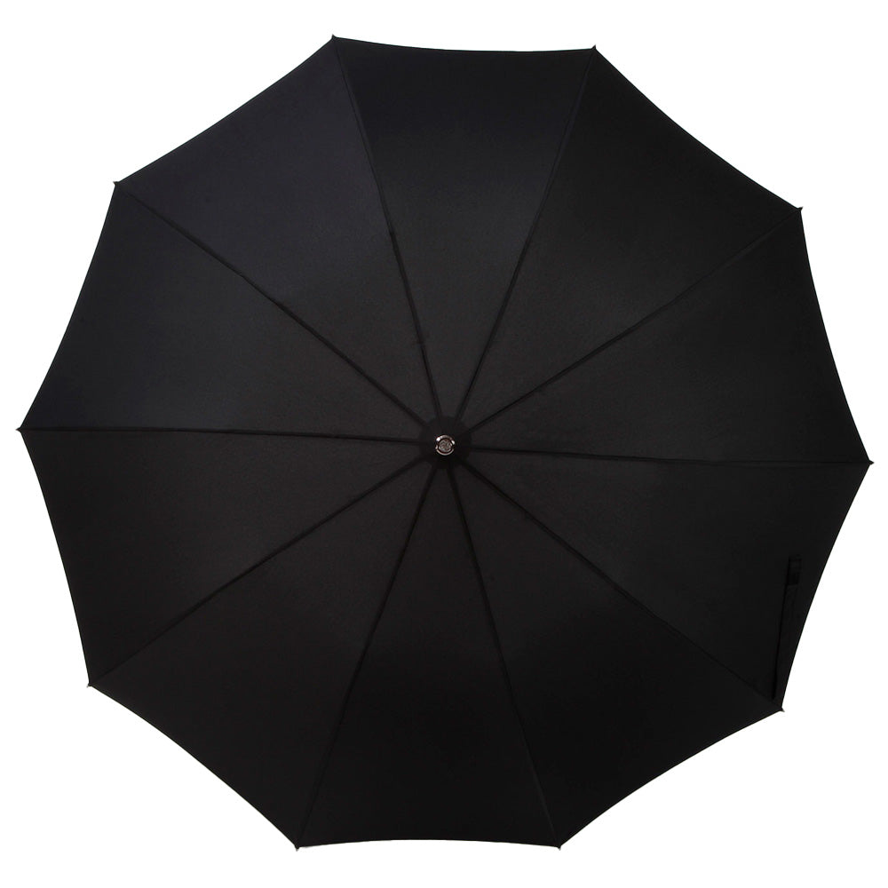 Fox Umbrella | Whangee Crook Handle Telescopic Black