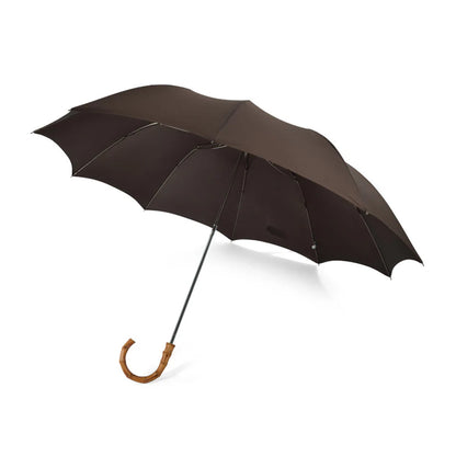 Fox Umbrella | Whangee Crook Handle Telescopic Brown