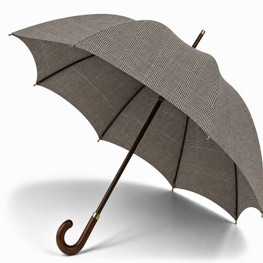 Fox Umbrella | Walnut Crook Grey POW Check