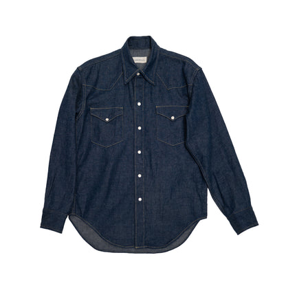 Coherence |  Abiquiu Western Shirt Logger Selvedge Denim Indigo