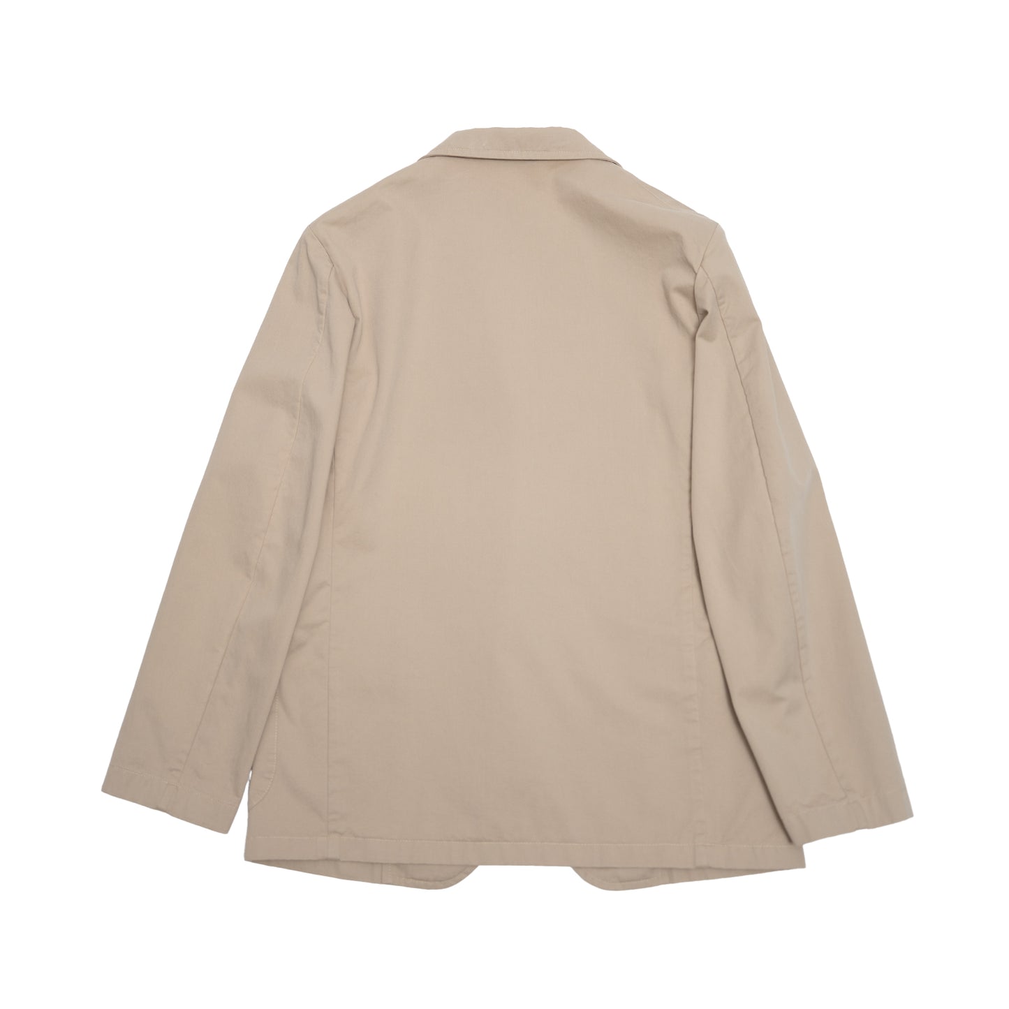 Orbium | Cotton Twill Brass Button Workdress Jacket Beige