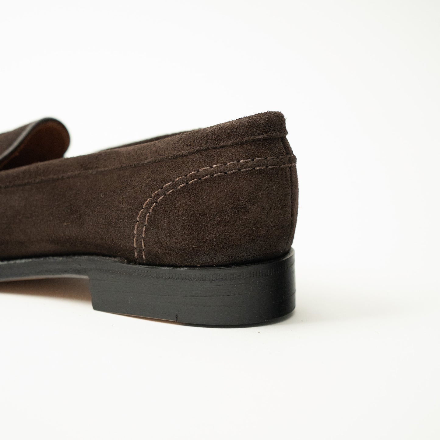 Alden | 68621 OAKROOM 10th Anniversary Full Strap Penny Loafer Chocolate Suede